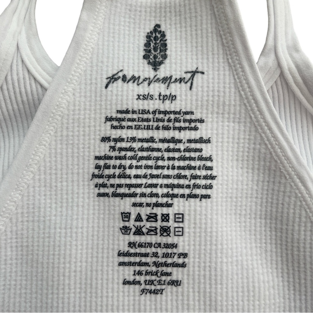 Free People Movement Happiness Runs Long Crop Tank Size XS/S NWOT - Picture 7 of 11